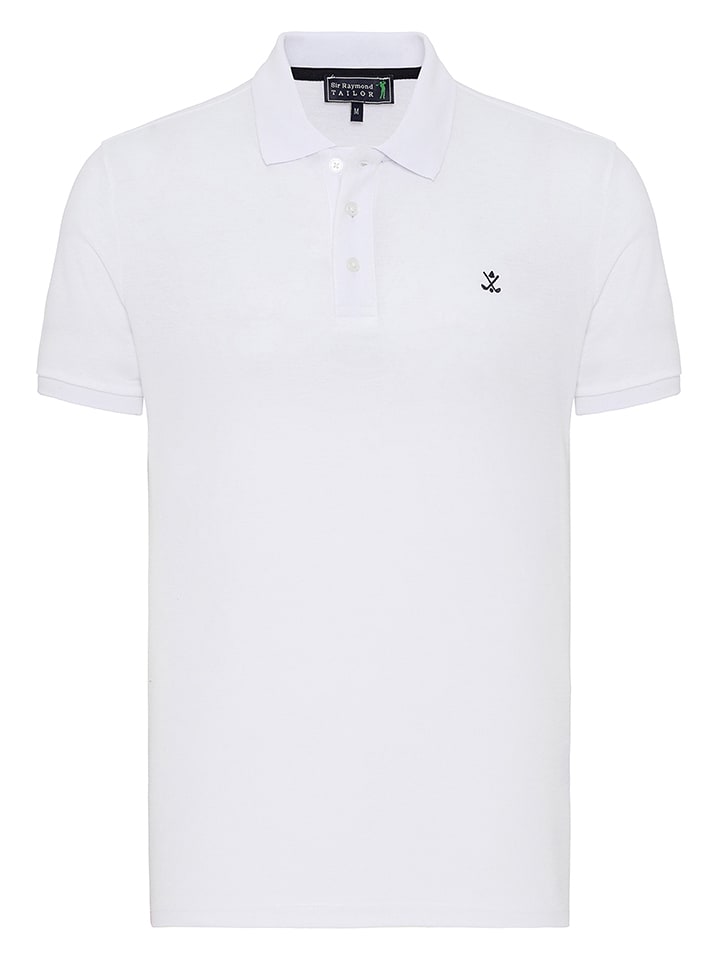SIR RAYMOND TAILOR Koszulka polo w kolorze białym rozmiar: M