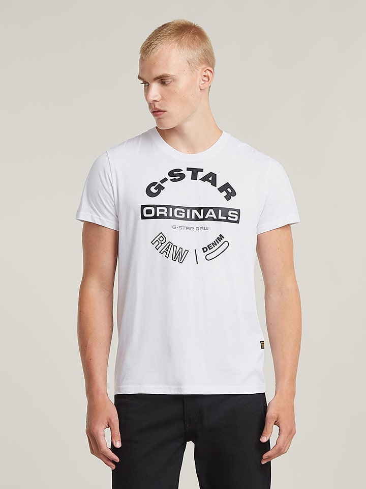 G-Star Koszulka w kolorze białym rozmiar: XL