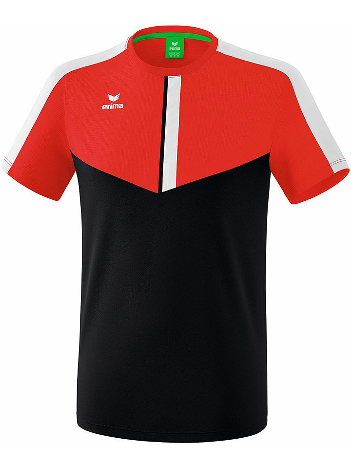 erima Koszulka sportowa "Squad" w kolorze czerwono-czarnym rozmiar: 140