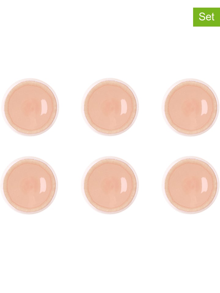 Björn Talerzyki deserowe (6 szt.) "Oxygen" w kolorze jasnoróżowym - Ø 21,5 cm rozmiar: onesize