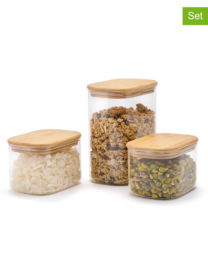 Sauter Słoiki (3 szt.) w kolorze jasnobrązowym rozmiar: onesize