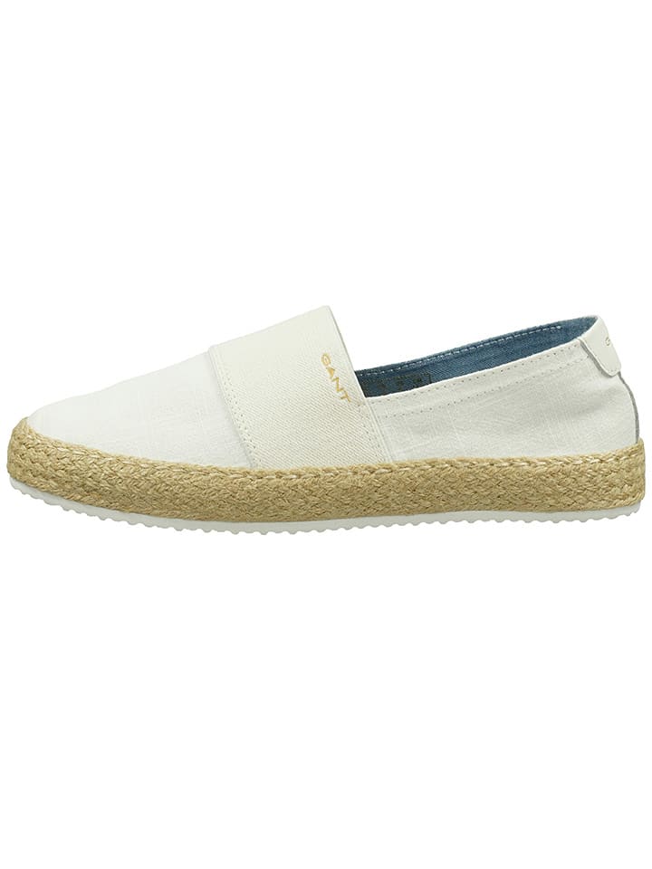 GANT Footwear Espadryle "Raffiaville" w kolorze białym rozmiar: 38