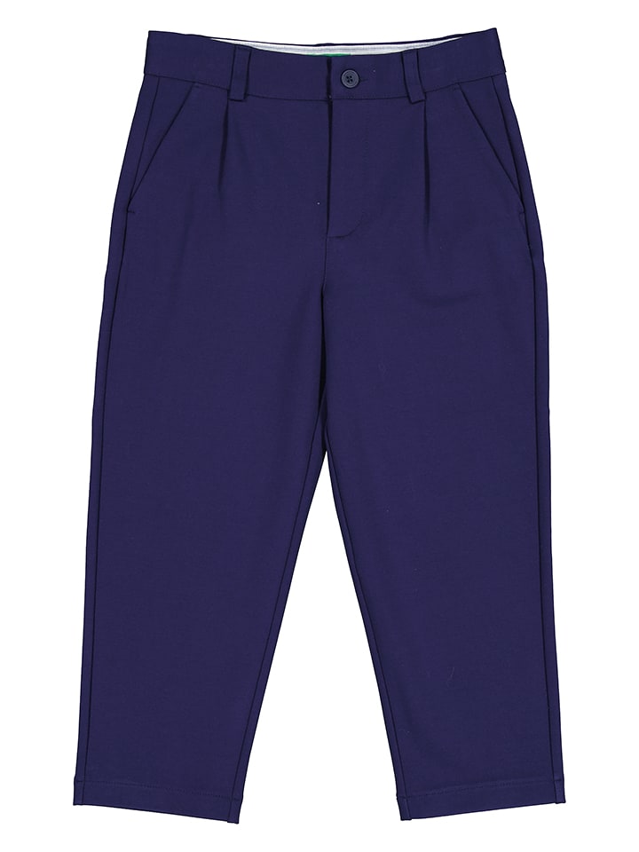 Benetton Spodnie w kolorze niebieskim rozmiar: 140