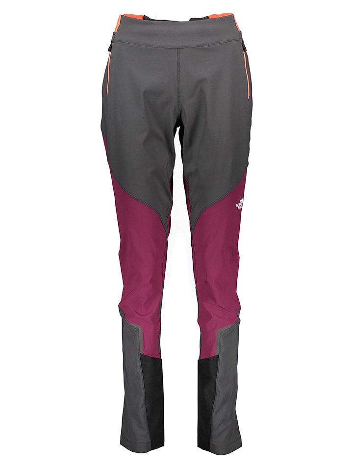 The North Face Spodnie narciarskie "Dawn Turn" w kolorze szaro-fioletowym rozmiar: 34