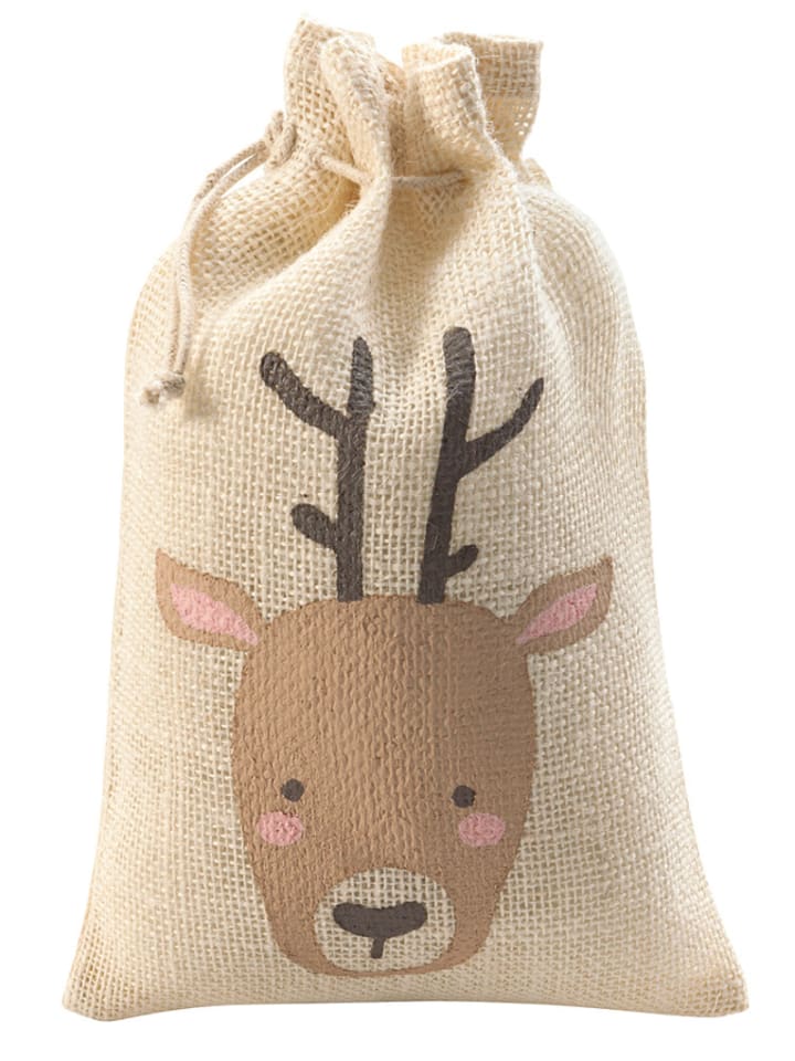 folia PAPER Worek jutowy w kolorze brązowym - 25 x 17 cm rozmiar: onesize