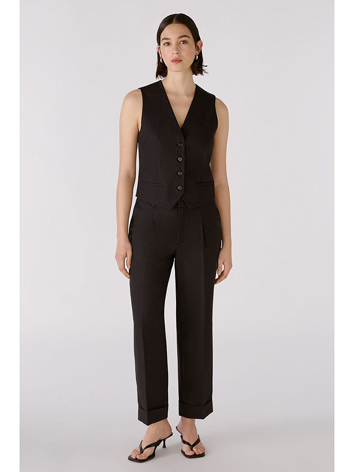 Oui Spodnie w kolorze czarnym rozmiar: 34