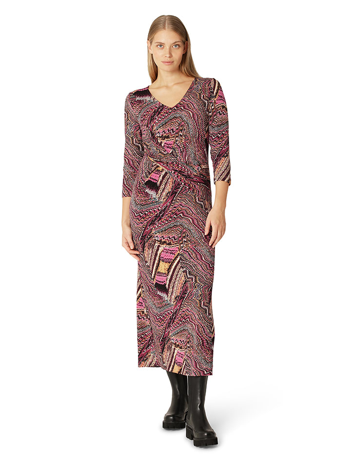 Ilse Jacobsen Sukienka w kolorze czarno-różowym rozmiar: M