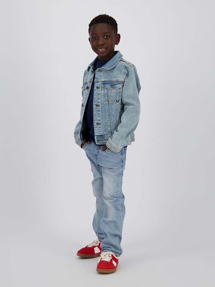 Vingino Kurtka dżinsowa w kolorze błękitnym rozmiar: 152