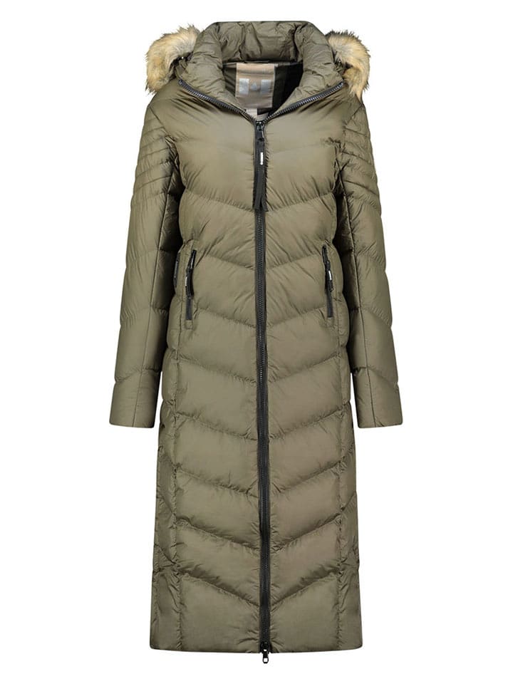 Canadian Peak Płaszcz zimowy "Capucineak" w kolorze khaki rozmiar: S