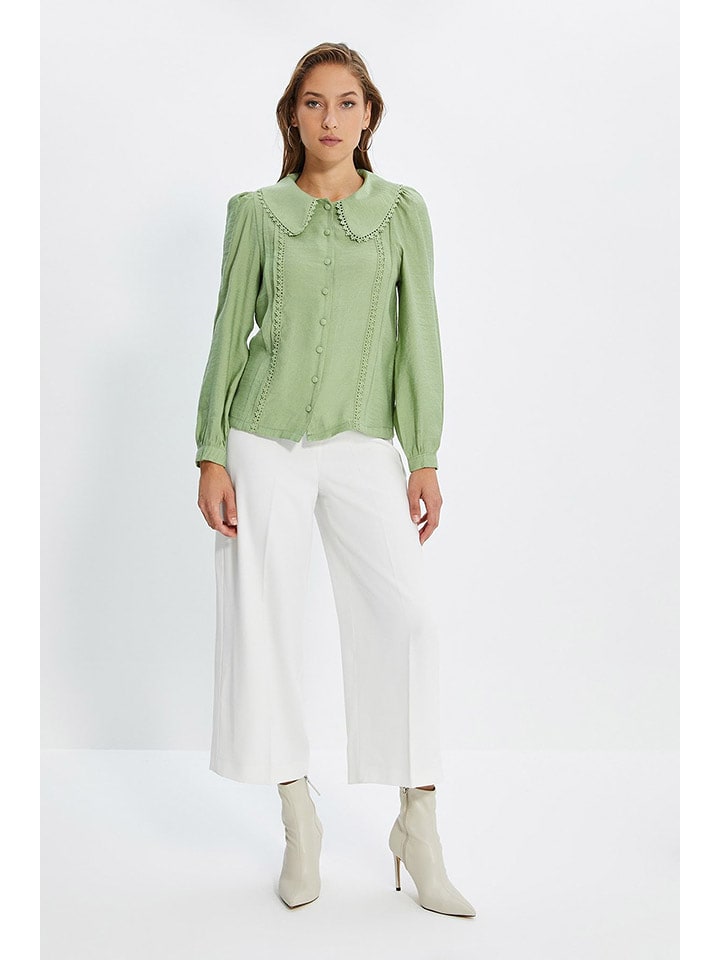 trendyol Bluzka w kolorze zielonym rozmiar: 36