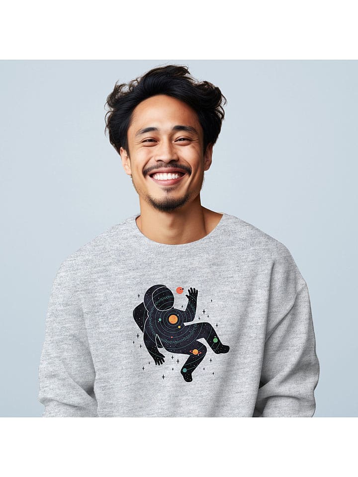 WOOOP Bluza "Inner space" w kolorze szarym rozmiar: XS