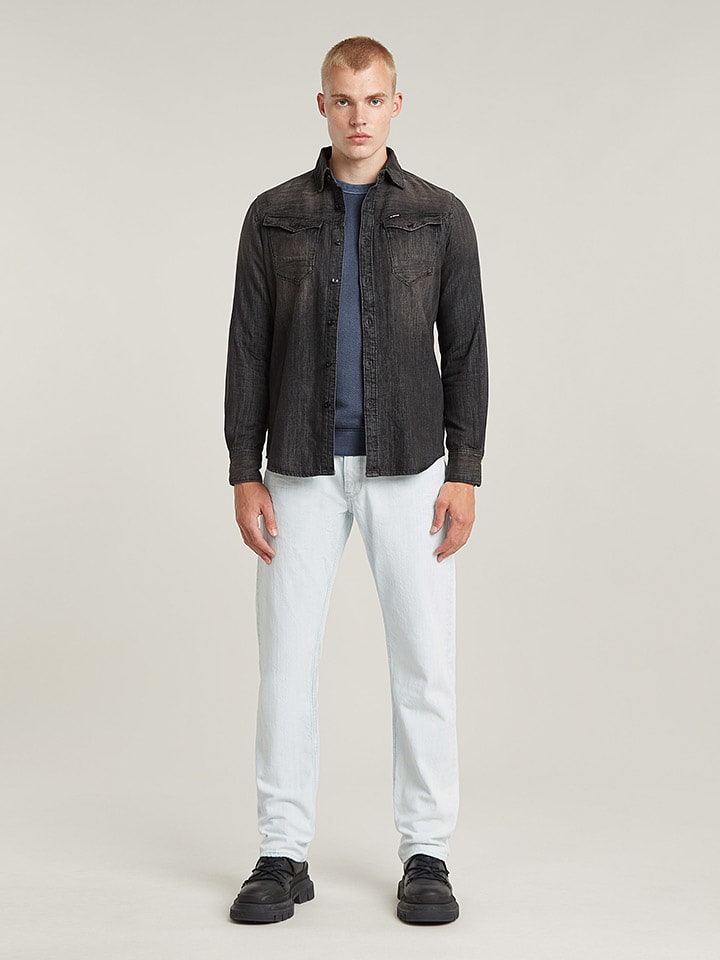 G-Star Dżinsy "Mosa" - Straight fit - w kolorze błękitnym rozmiar: W38/L34