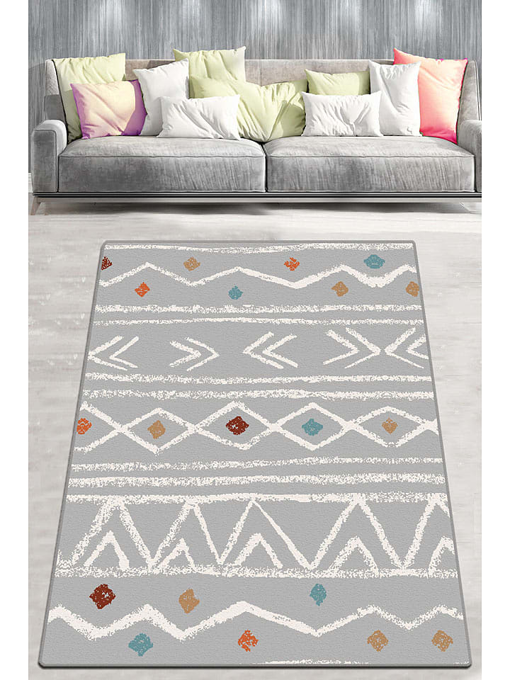 Conceptum Hypnose Dywan bawełniany "Ballocco Sönil" w kolorze szarym rozmiar: 150x200 cm