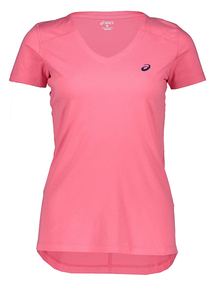 asics Koszulka w kolorze różowym do biegania rozmiar: S