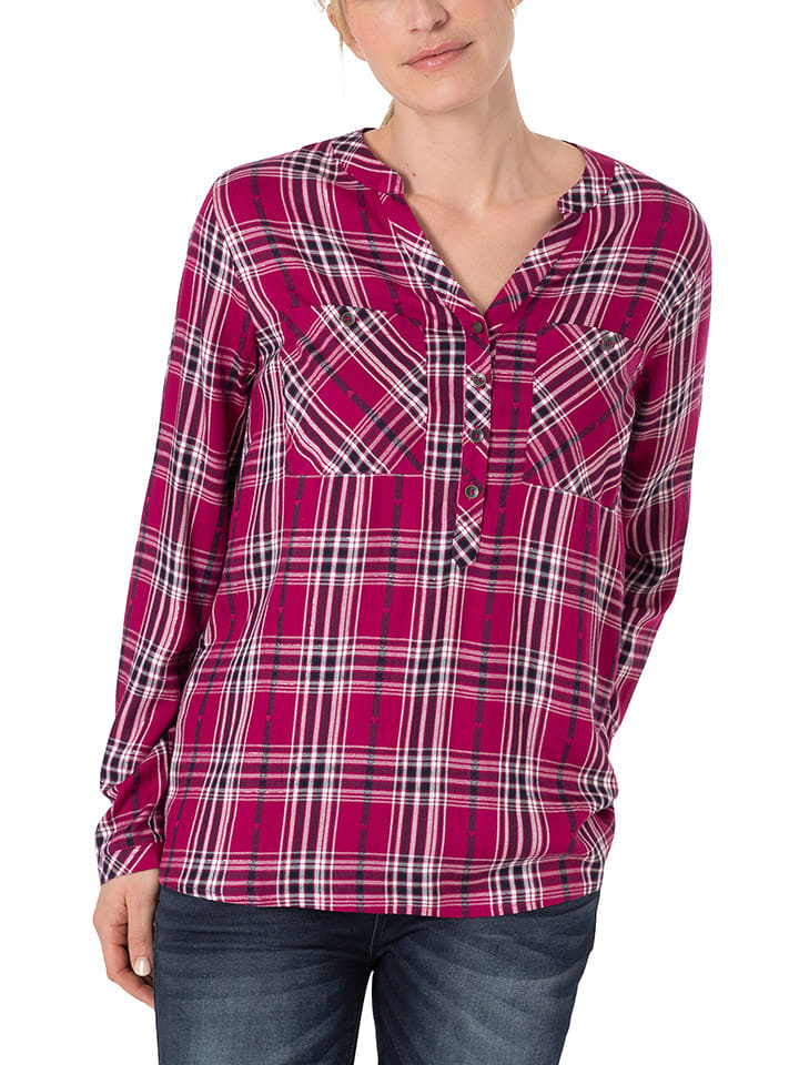 Timezone Bluzka w kolorze różowym rozmiar: S