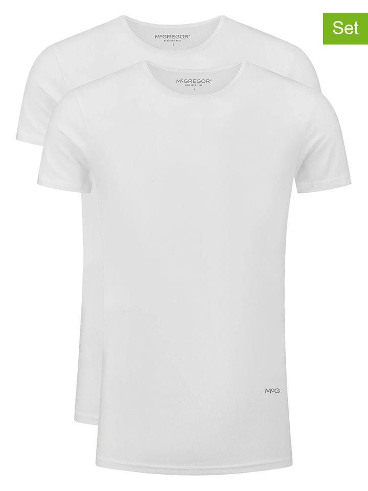 McGregor Koszulki (2 szt.) w kolorze białym rozmiar: 3XL