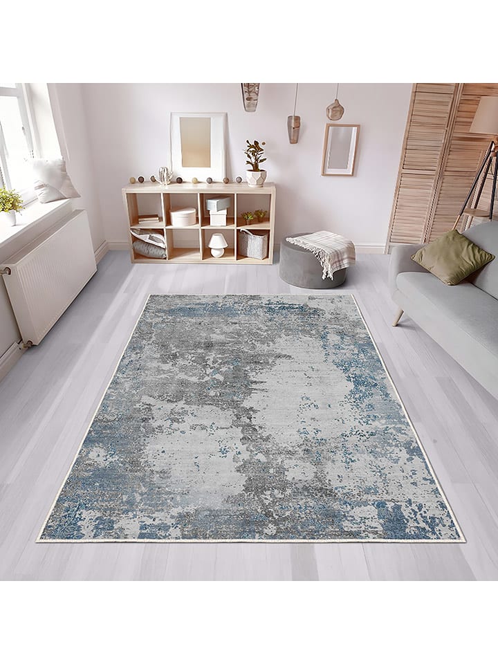 CARPET DIEM Dywan w kolorze szaro-niebieskim rozmiar: 100x200 cm