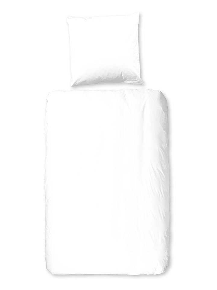 Good Morning Komplet pościeli flanelowej w kolorze białym rozmiar: 140x200 cm