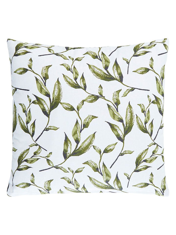 Sauter Poduszka w kolorze biało-zielonym - 45 x 45 cm rozmiar: onesize