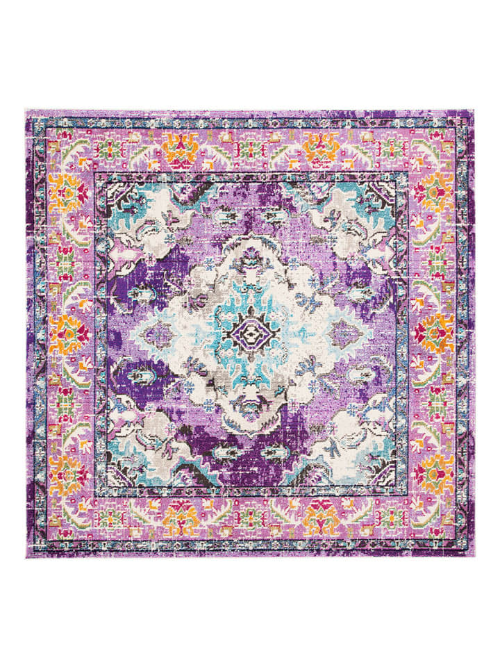 Safavieh Dywan "Monaco" w kolorze fioletowym rozmiar: 201x201 cm