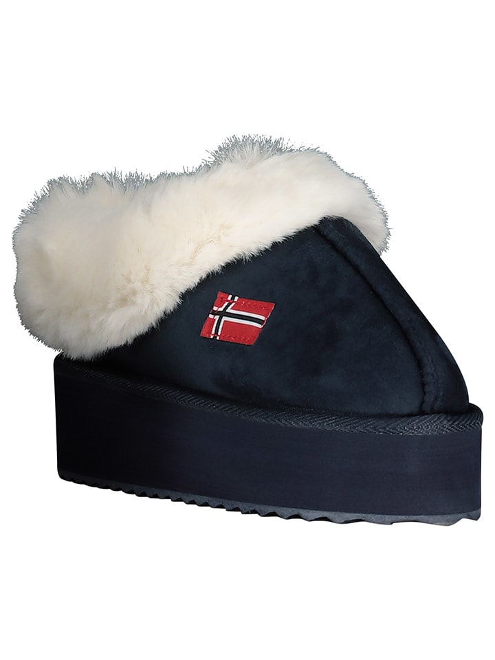 Geographical Norway Kapcie "Oninkasi" w kolorze granatowym rozmiar: 37