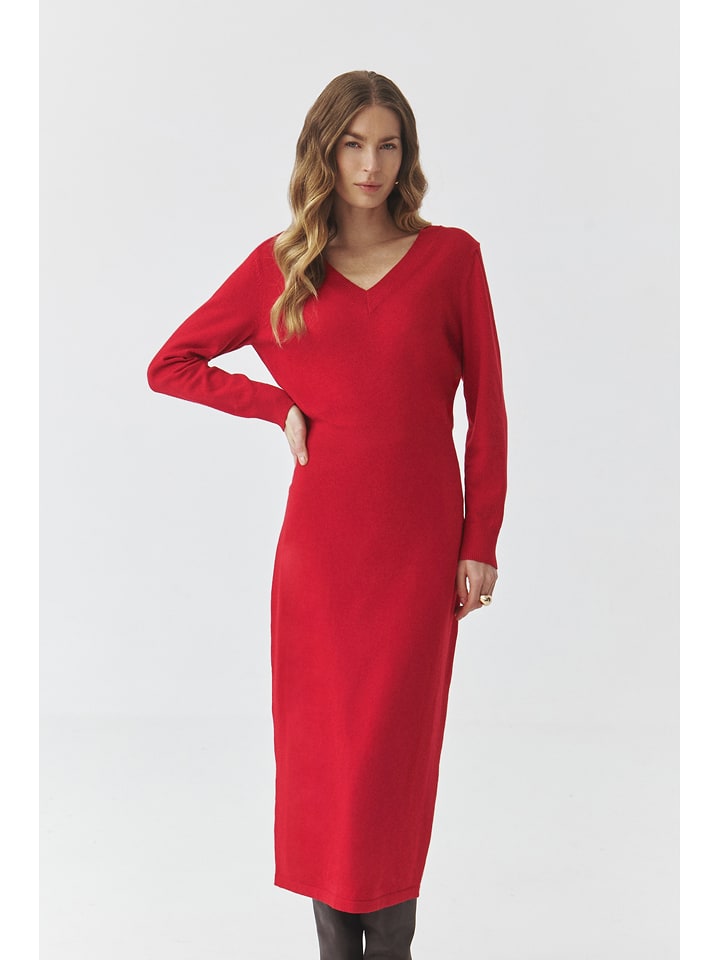 TATUUM Sukienka dzianinowa w kolorze czerwonym rozmiar: L