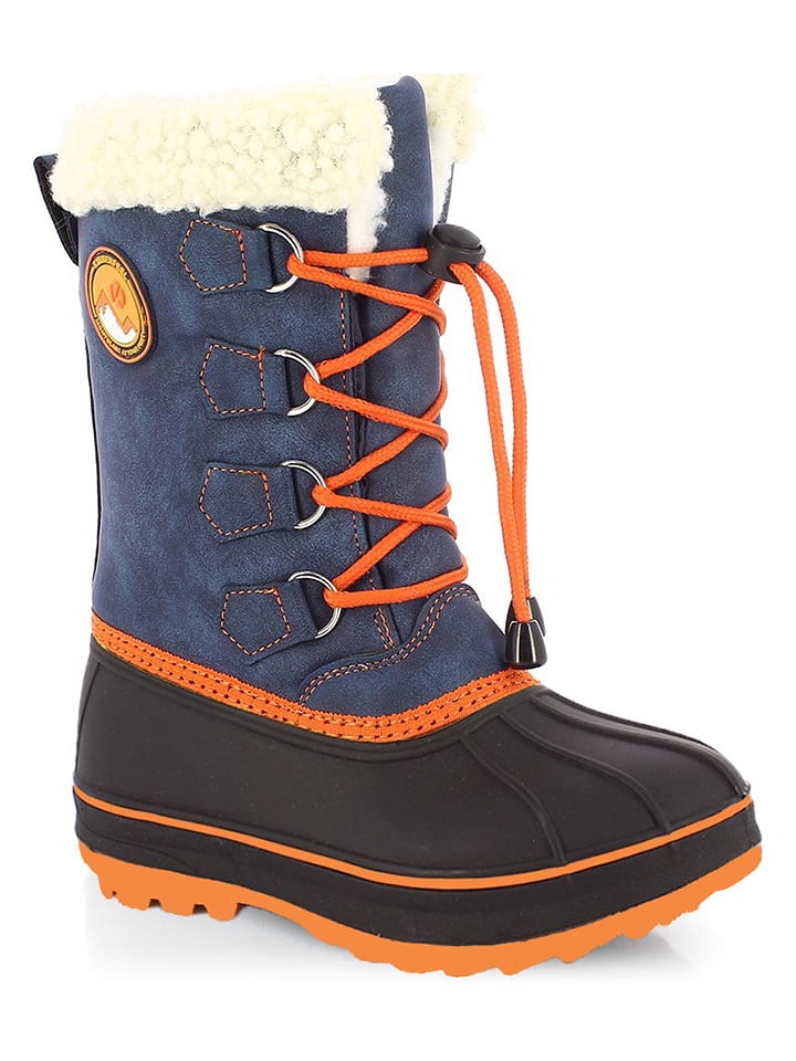 Kimberfeel Kozaki zimowe "Kayla" w kolorze niebieskim rozmiar: 25