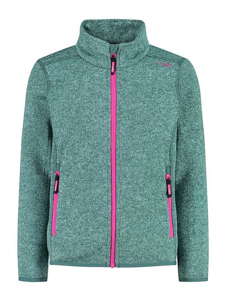 CMP Kurtka polarowa w kolorze zielonym rozmiar: 116