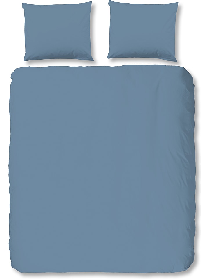 Hip Komplet pościeli satynowej w kolorze granatowym rozmiar: 140x220 cm