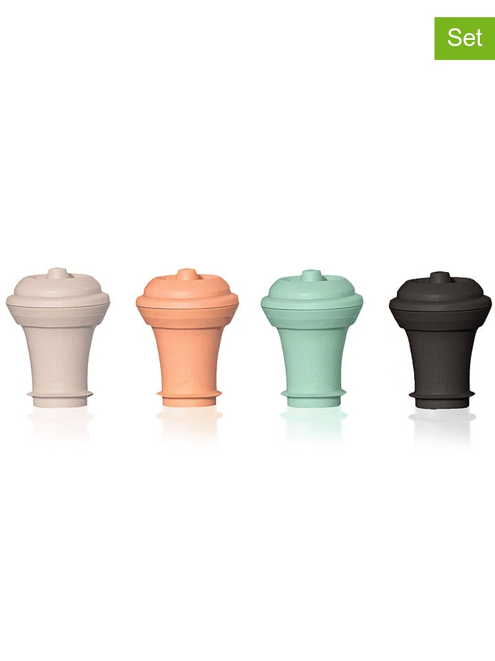 Vacu Vin Korki (4 szt.) "Loop" w różnych kolorach rozmiar: onesize