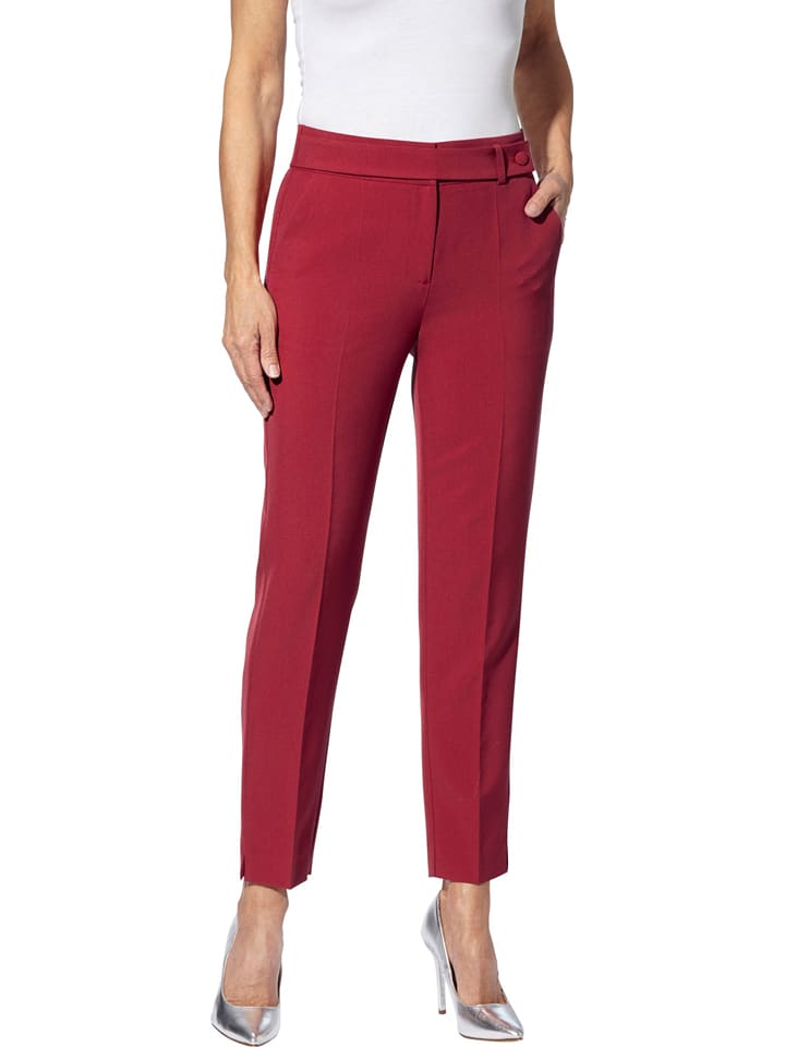 WITT WEIDEN Spodnie chino w kolorze czerwonym rozmiar: 42