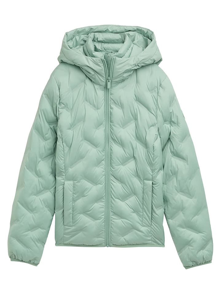 Tom Tailor Kurtka pikowana w kolorze zielonym rozmiar: XL