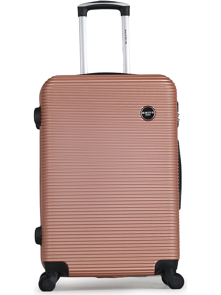BlueStar Walizka "London" w kolorze różowozłotym - 35 x 50 x 22 cm rozmiar: onesize