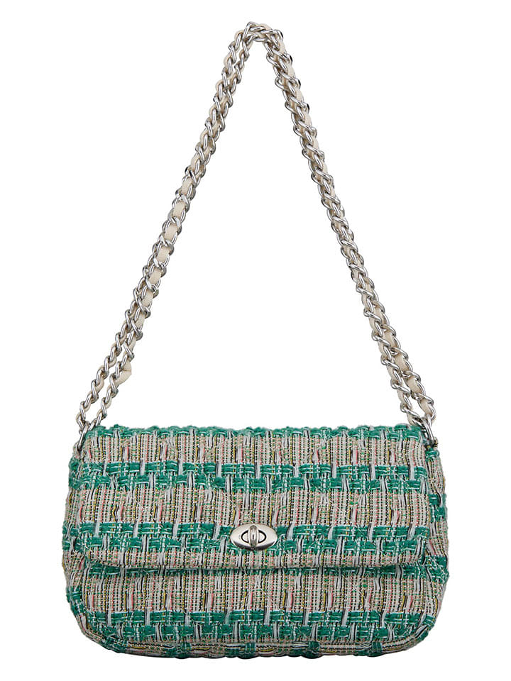 Becksöndergaard Torebka "Weava" w kolorze zielonym - 26 x 16 x 8 cm rozmiar: onesize