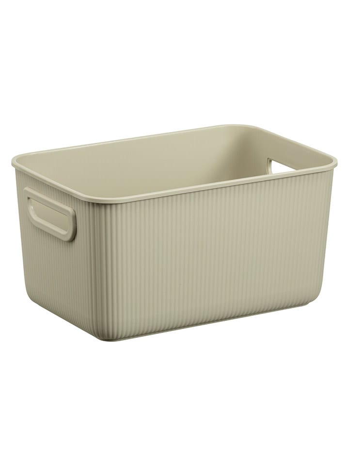 NHG Kosz w kolorze beżowym - 25,6 x 13,6 x 17,3 cm rozmiar: onesize