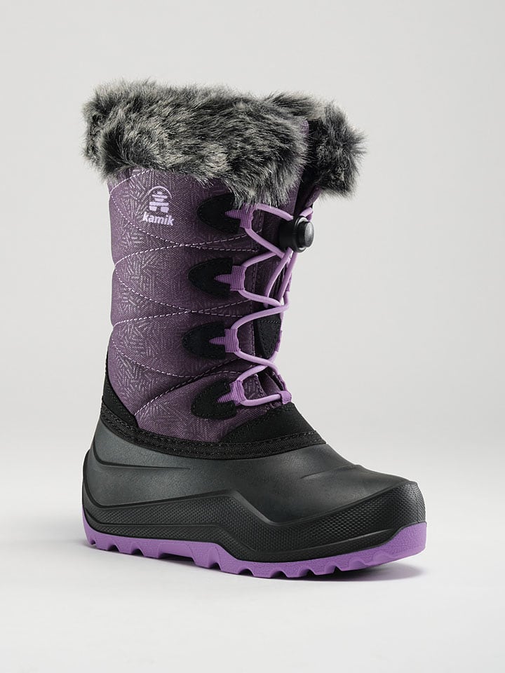 Kamik Kozaki zimowe "Snowangel" w kolorze fioletowym rozmiar: 31