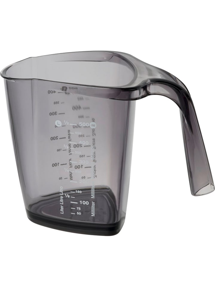 Dr. Oetker Kubek w kolorze szarym z miarką - 500 ml rozmiar: onesize