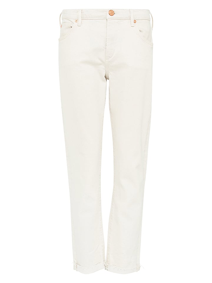 True Religion Dżinsy "Liv" - Relaxed skinny fit - w kolorze białym rozmiar: W26