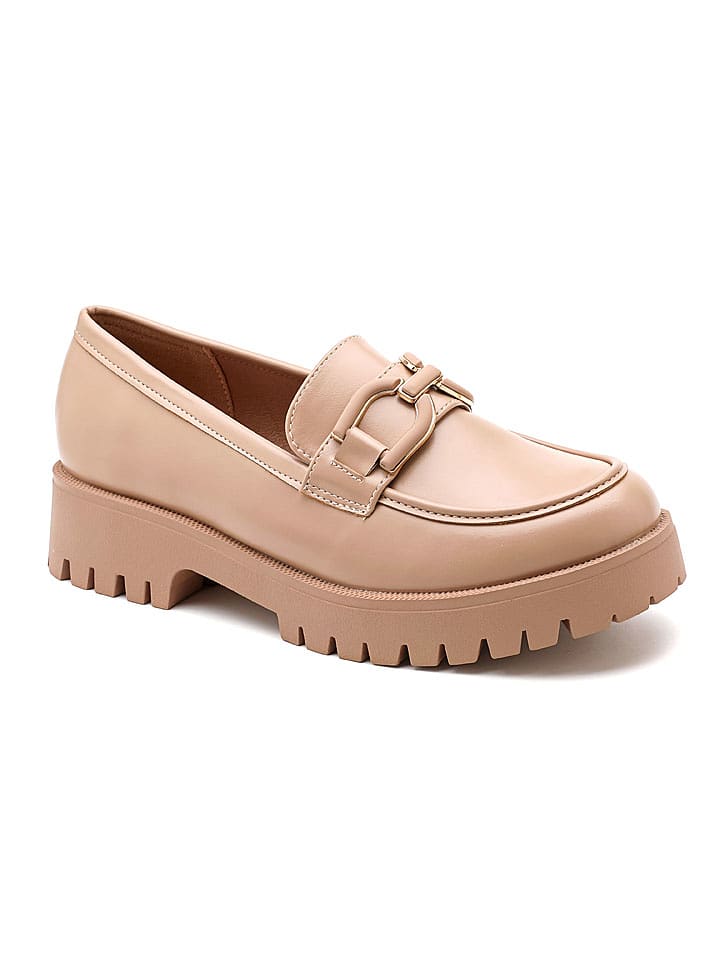 Sixth Sens Mokasyny w kolorze khaki rozmiar: 37