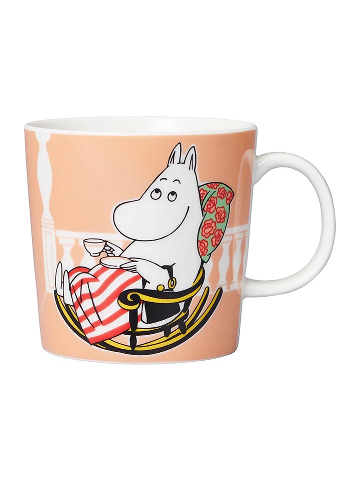 Moomin Kubek "Moominmamma - 80 Box" w kolorze brzoskwiniowym - 300 ml rozmiar: onesize