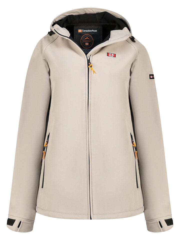 Canadian Peak Kurtka softshellowa "Tamigoglasseak" w kolorze beżowym rozmiar: XXL