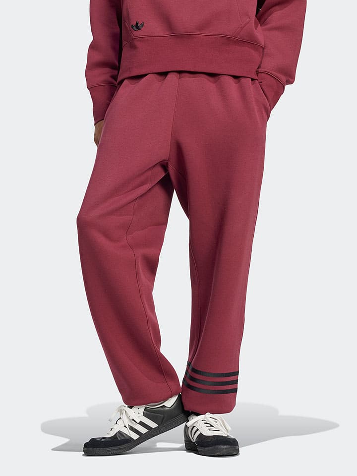 adidas Spodnie dresowe w kolorze czerwonym rozmiar: L