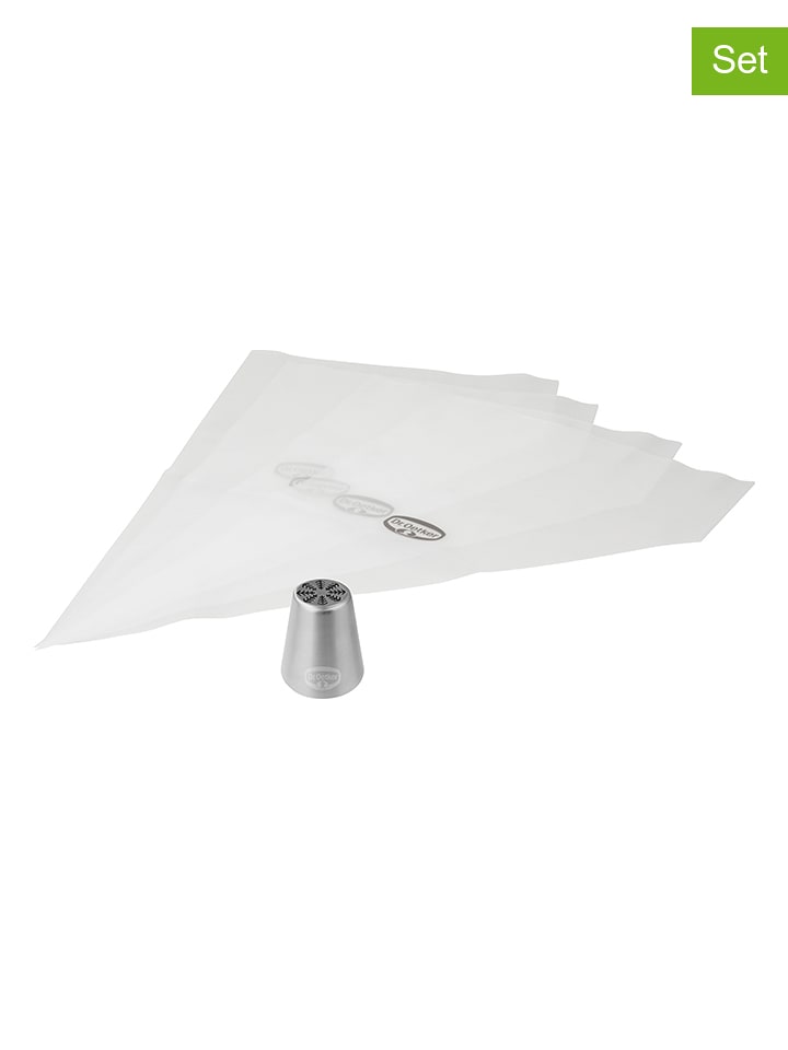 Dr. Oetker Końcówki cukiernicze (2 szt.) "Ice Cristal" - Ø 3,7 cm rozmiar: onesize