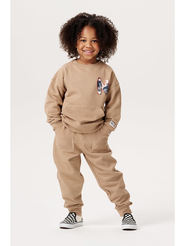 Noppies Sweter "Halifax" w kolorze jasnobrązowym rozmiar: 116