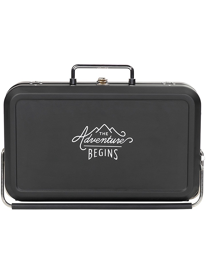 Gentlemen's Hardware Grill kempingowy w kolorze czarnym - 31 x 20,5 cm rozmiar: onesize