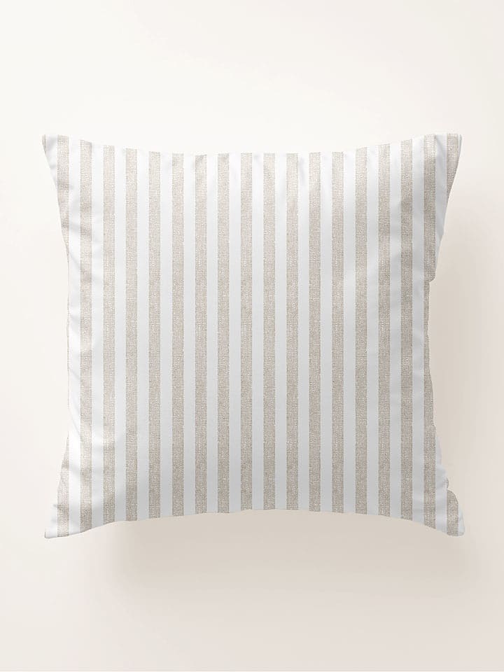 Pierre Cardin Perkalowa poszewka w kolorze beżowym na poduszkę rozmiar: 80x80 cm