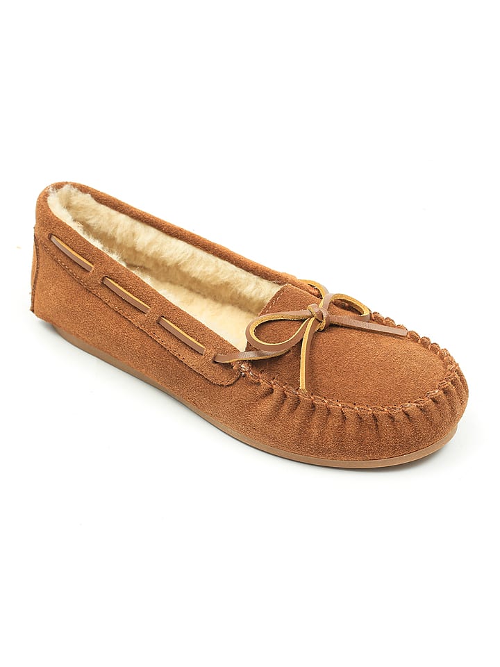 NICEBAY Skórzane mokasyny "Tauriel" w kolorze karmelowym rozmiar: 38