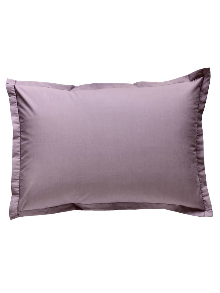 Soft by Perle de Coton Perkalowa poszewka w kolorze fioletowym na poduszkę rozmiar: 90x200 cm