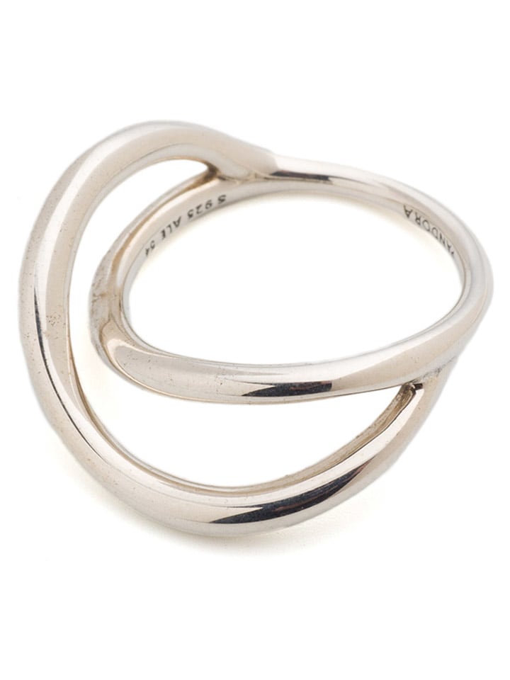 Pandora Srebrny pierścionek rozmiar: 56