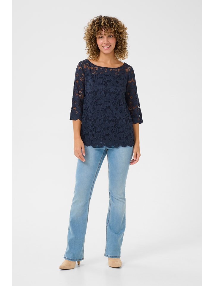 Cream Bluzka w kolorze granatowym rozmiar: L